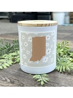 Indiana State Candle-Daisy Pattern