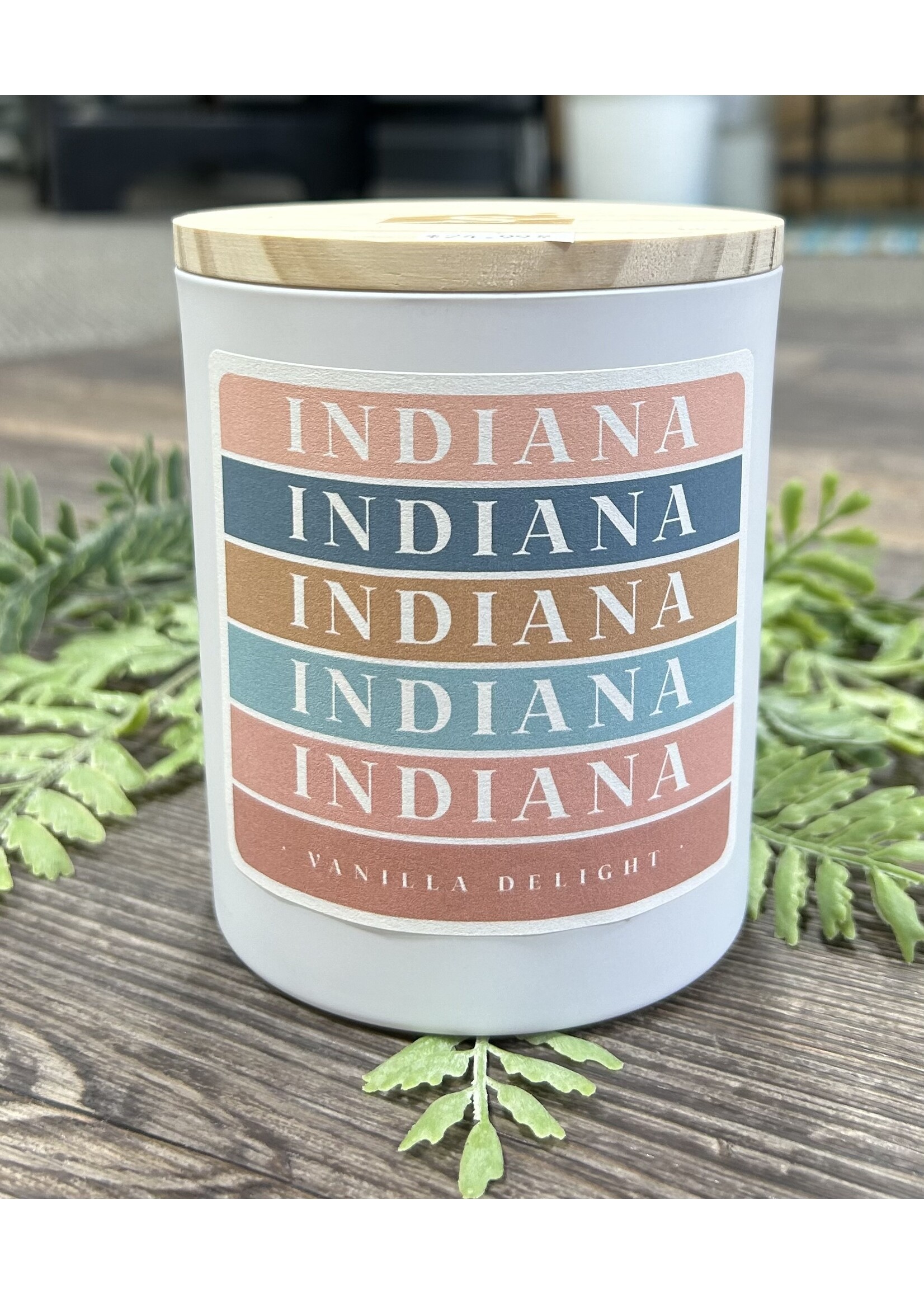 Colorful Multi Indiana Candle