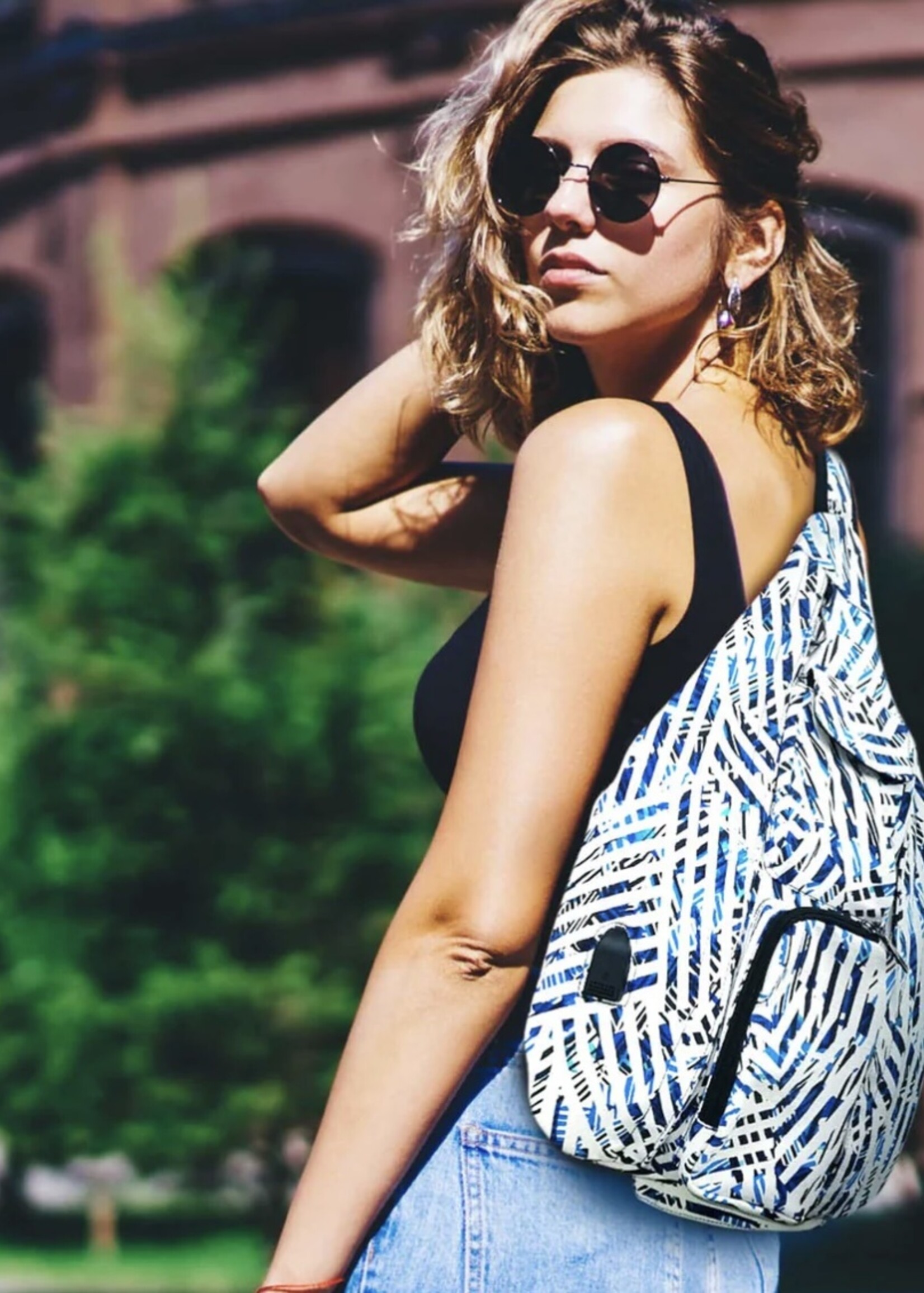 Calla Geo Stripe Rucksack
