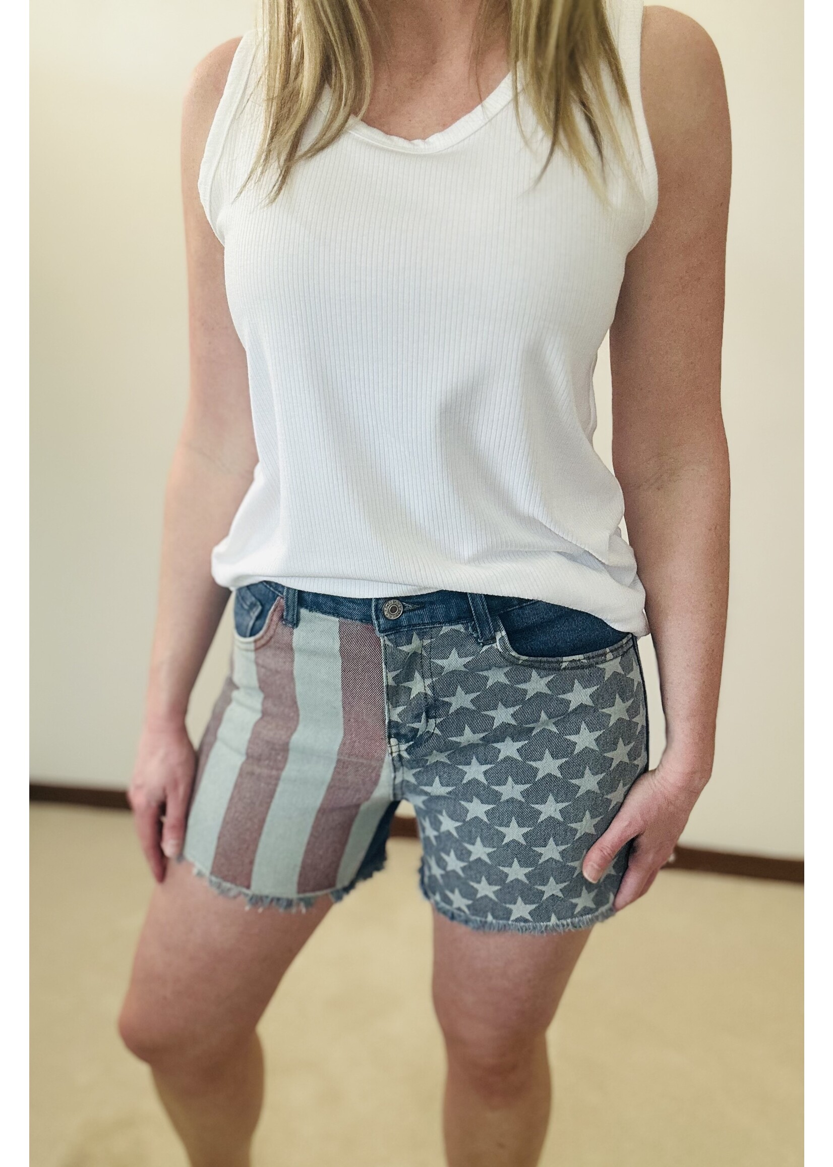 ‘Merica Denim Cutoff Shorts