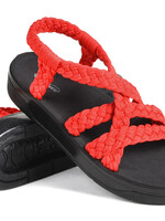Aerothotic On To New Adventures Sandal in Red