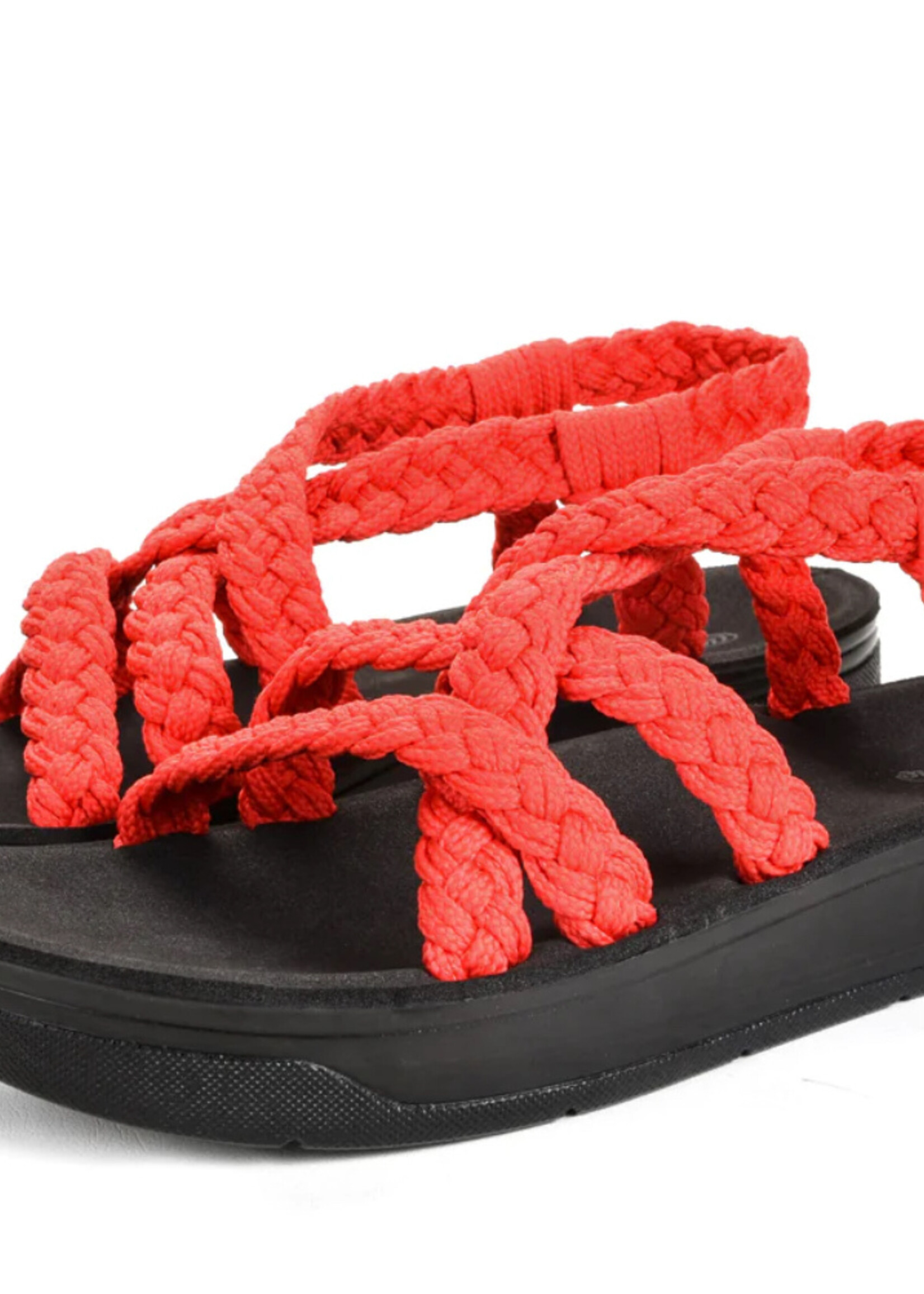 Aerothotic On To New Adventures Sandal in Red