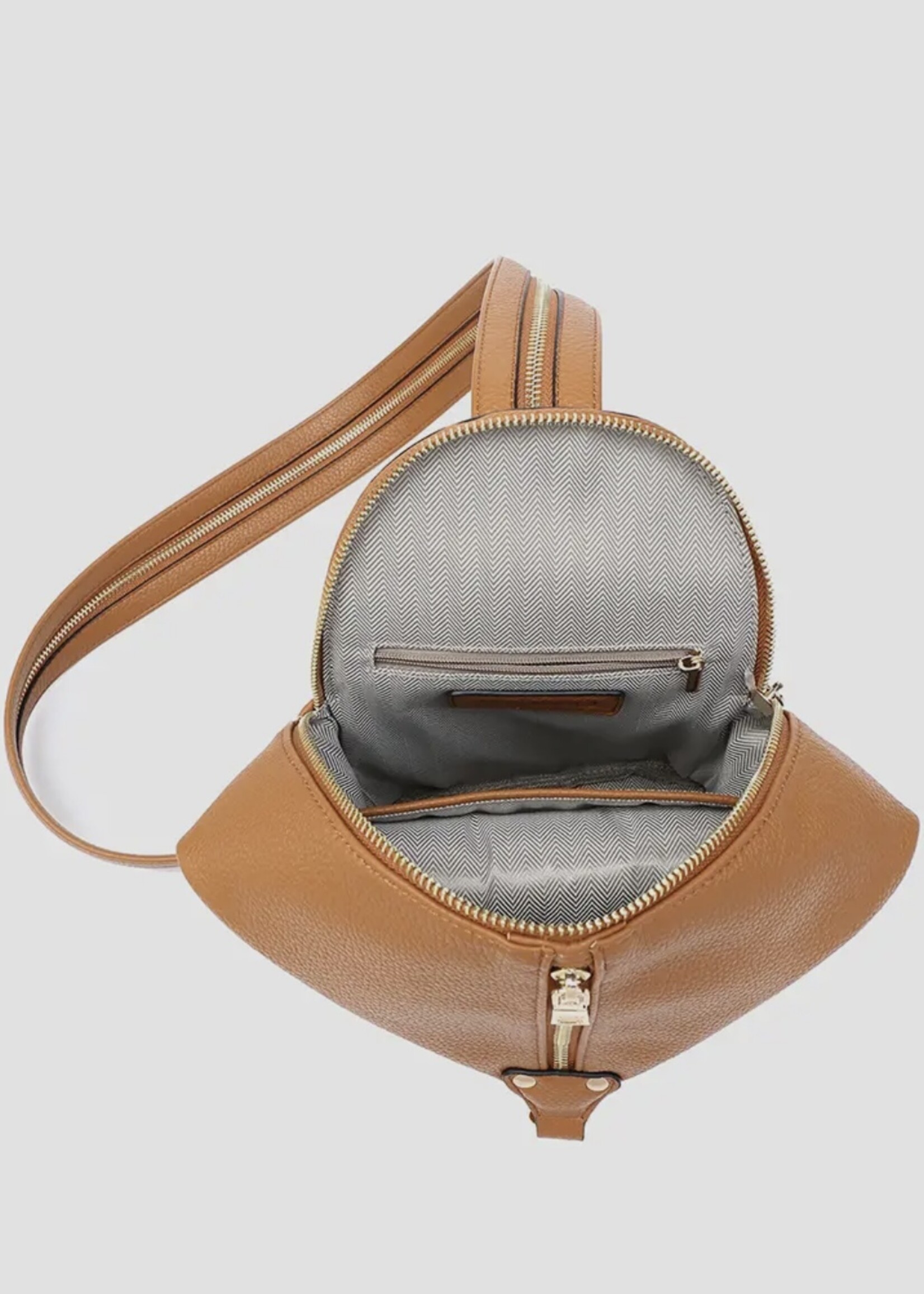 Jen & Co. The Linnette Backpack in Brown