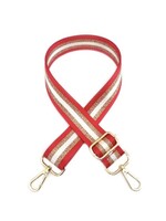 Attic Salt Boutique Game Day Mini Guitar Strap in Red