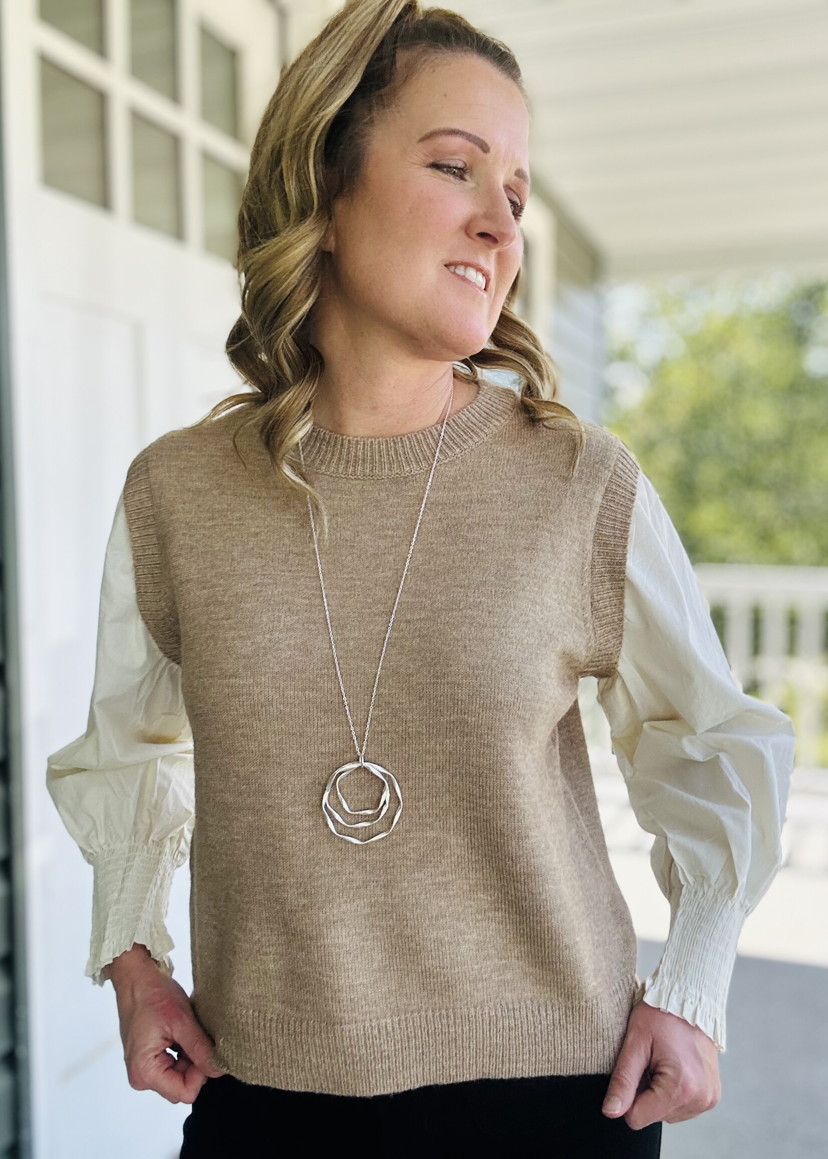 Back in Class Sweater Top