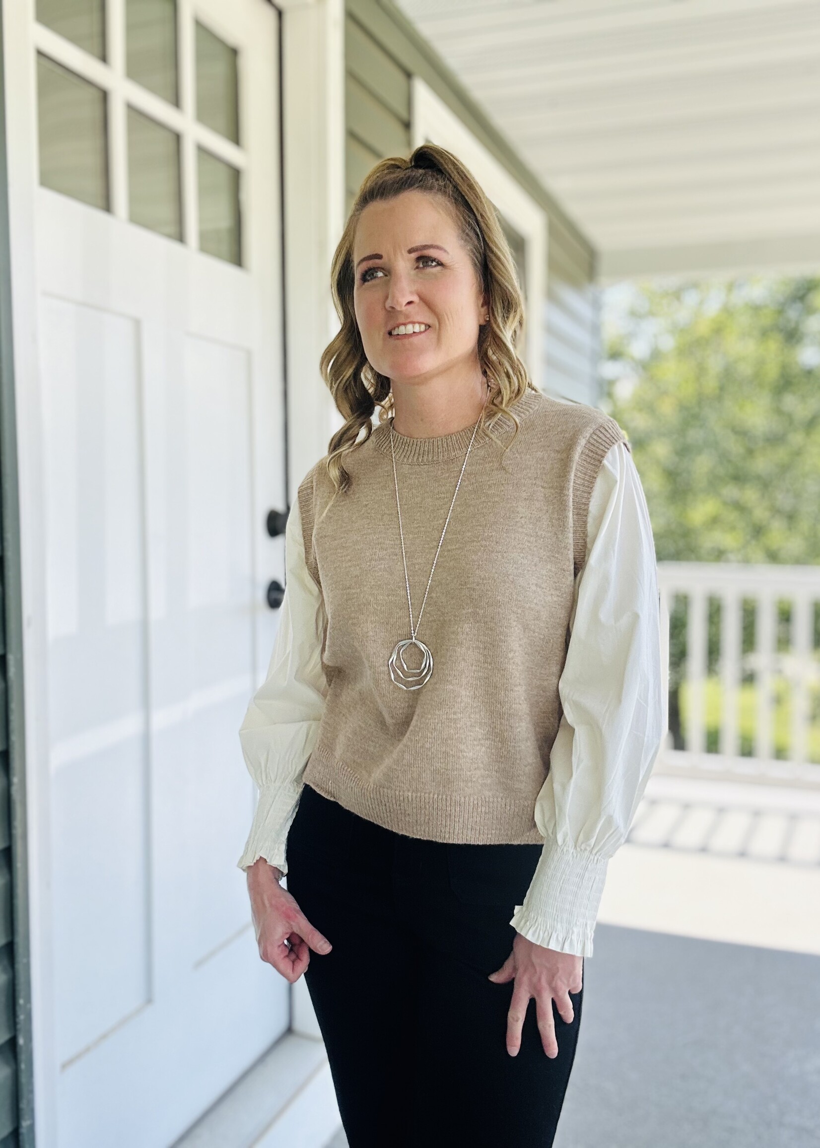 Back in Class Sweater Top