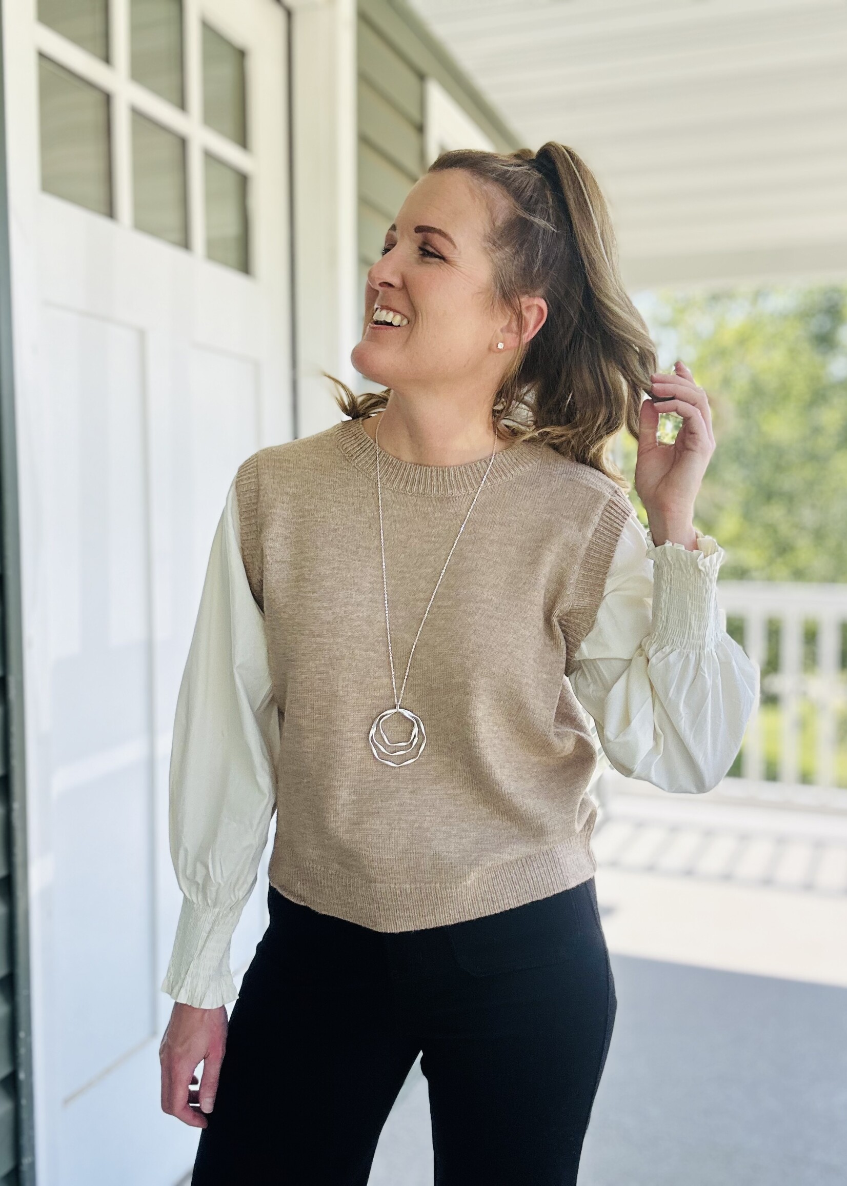 Back in Class Sweater Top