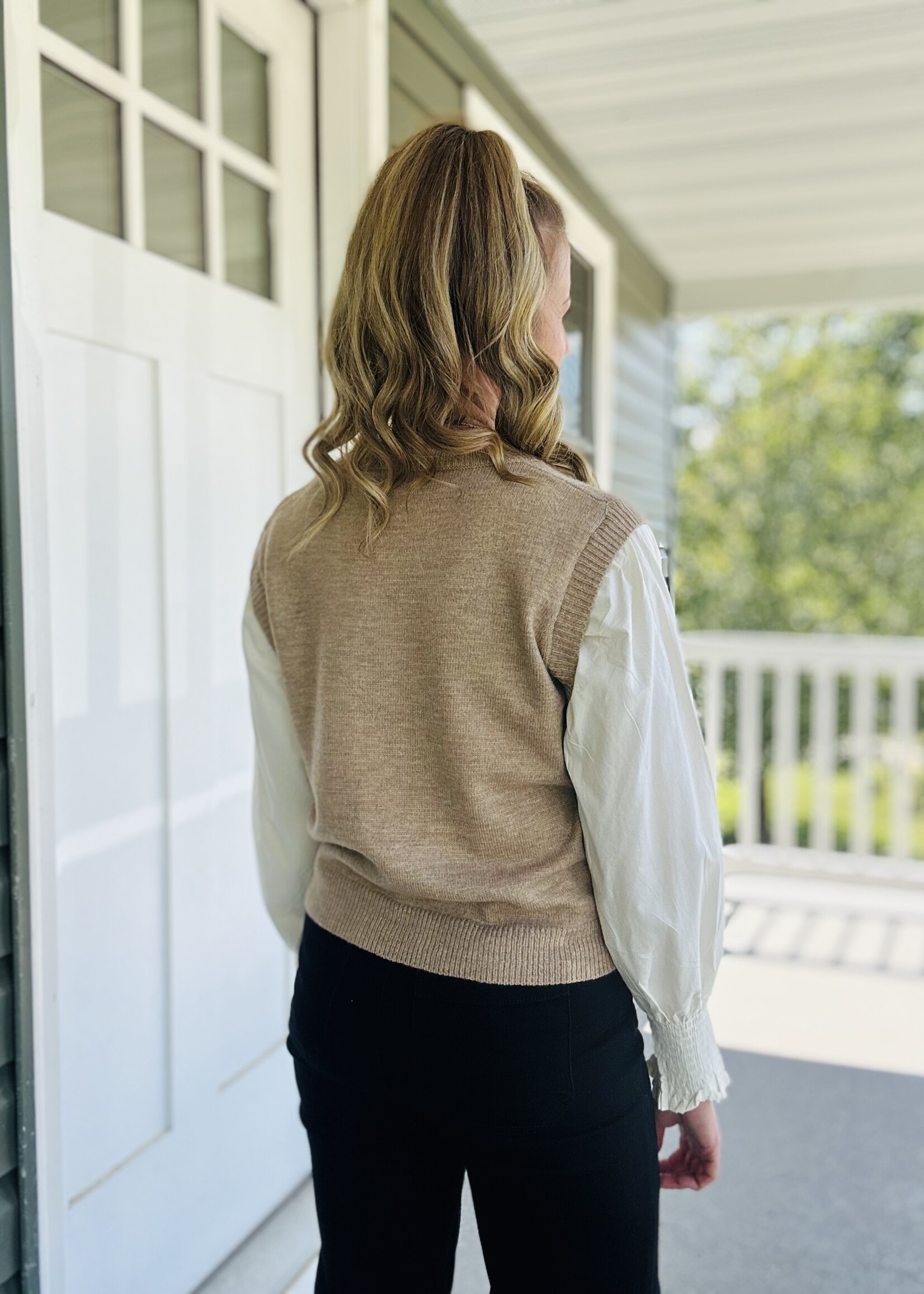 Back in Class Sweater Top