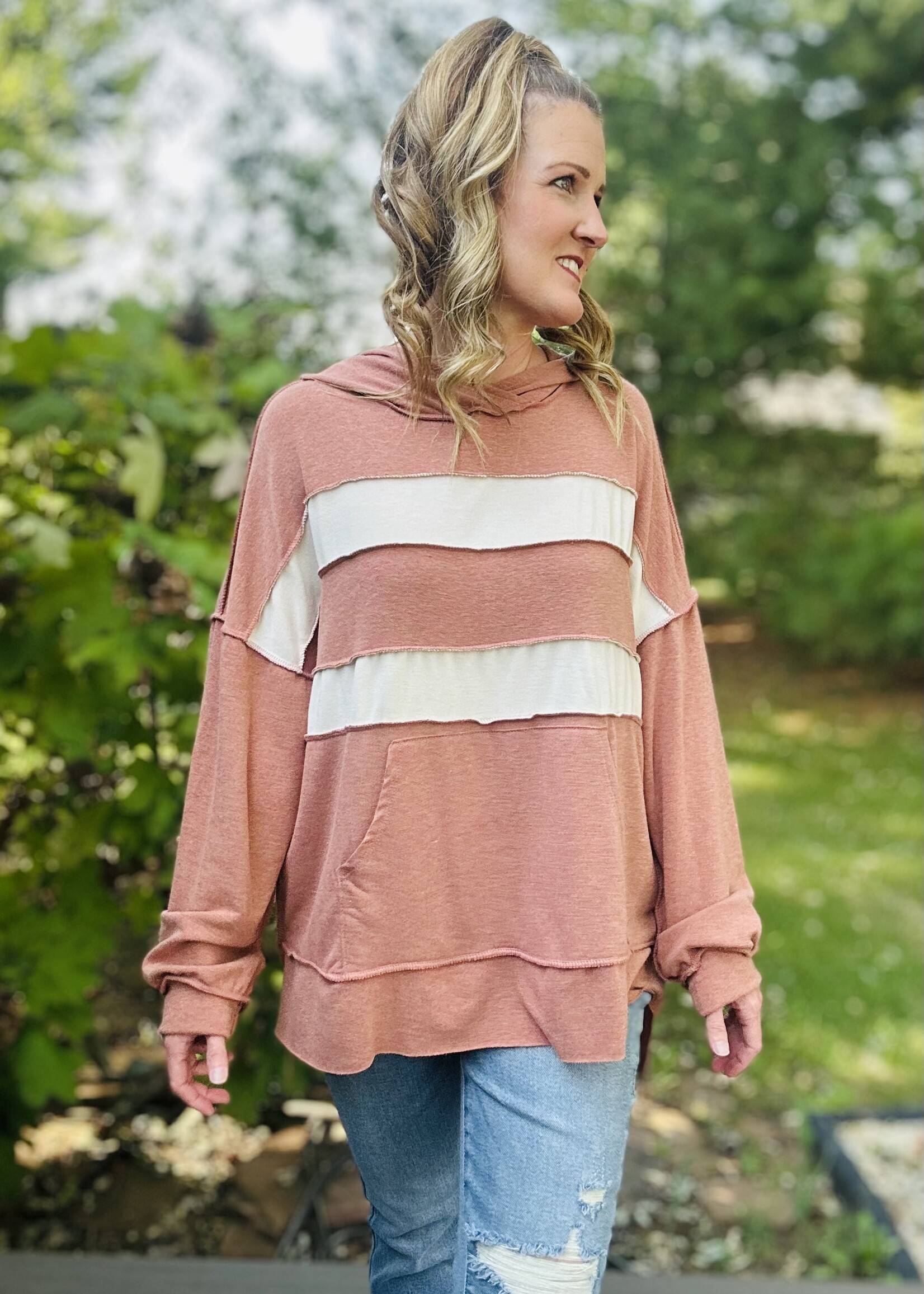 Day Trip Hoodie in Rust