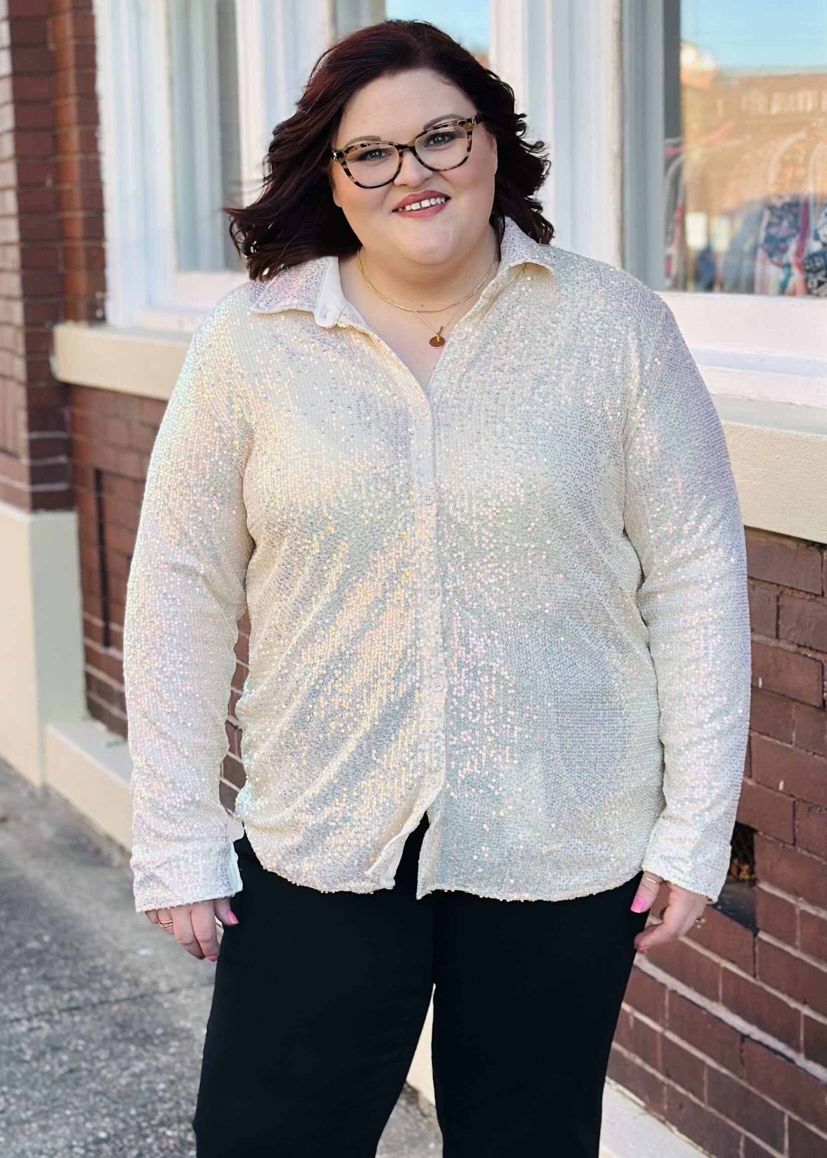 The Kathryn Sequin Button Down