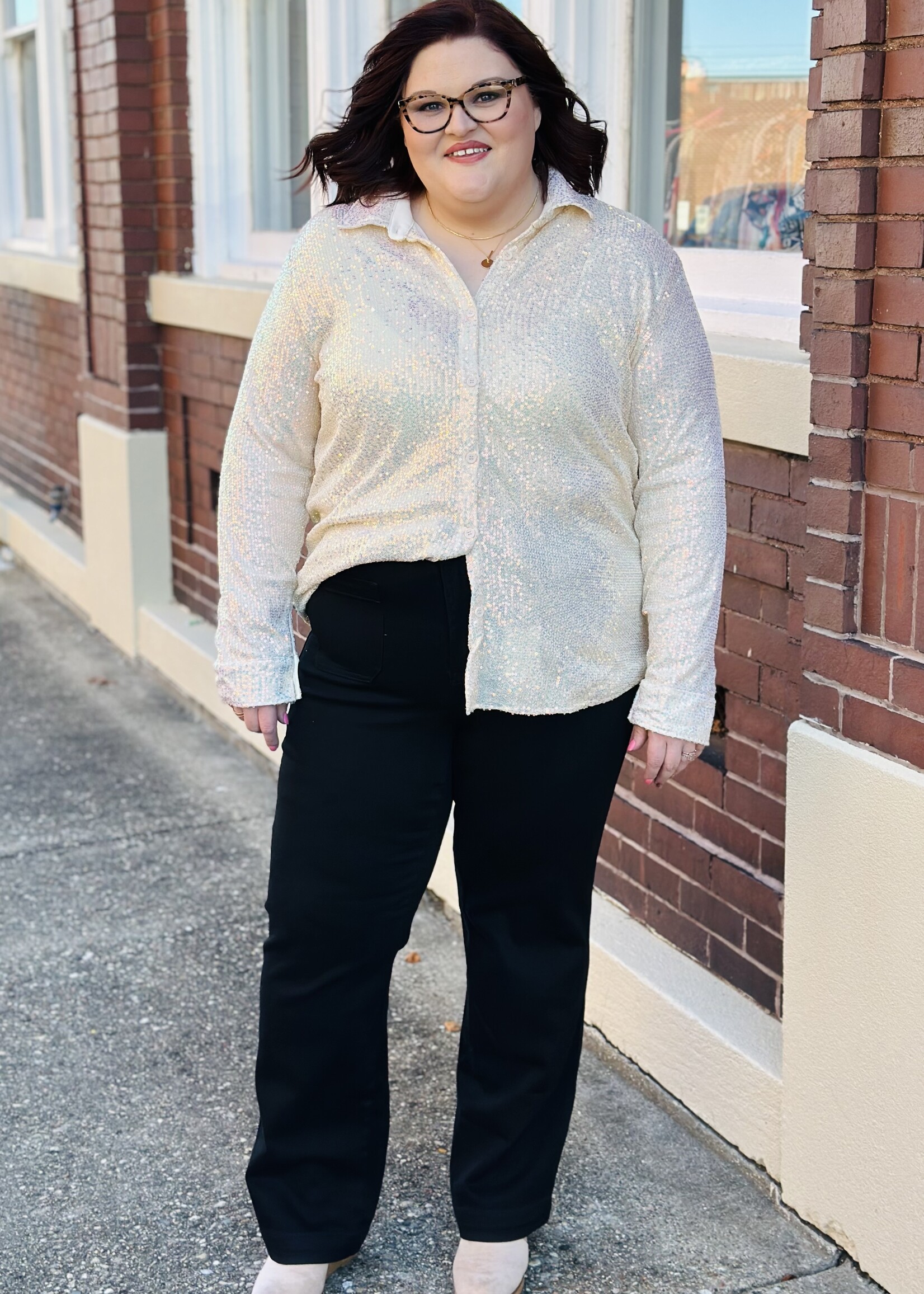 The Kathryn Sequin Button Down