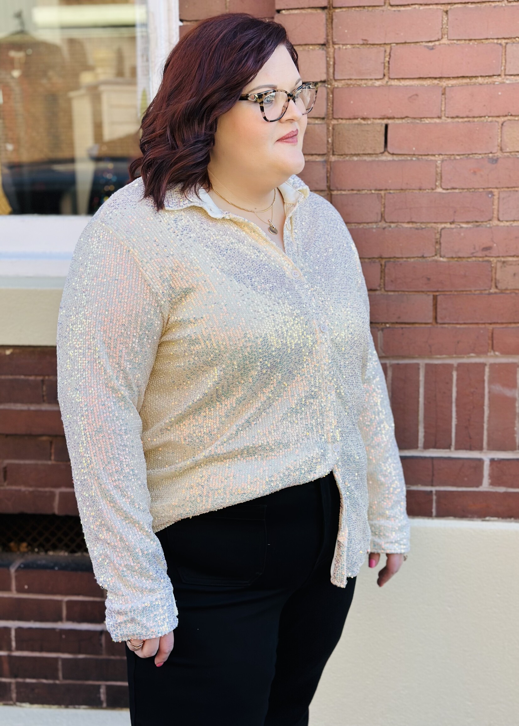 The Kathryn Sequin Button Down