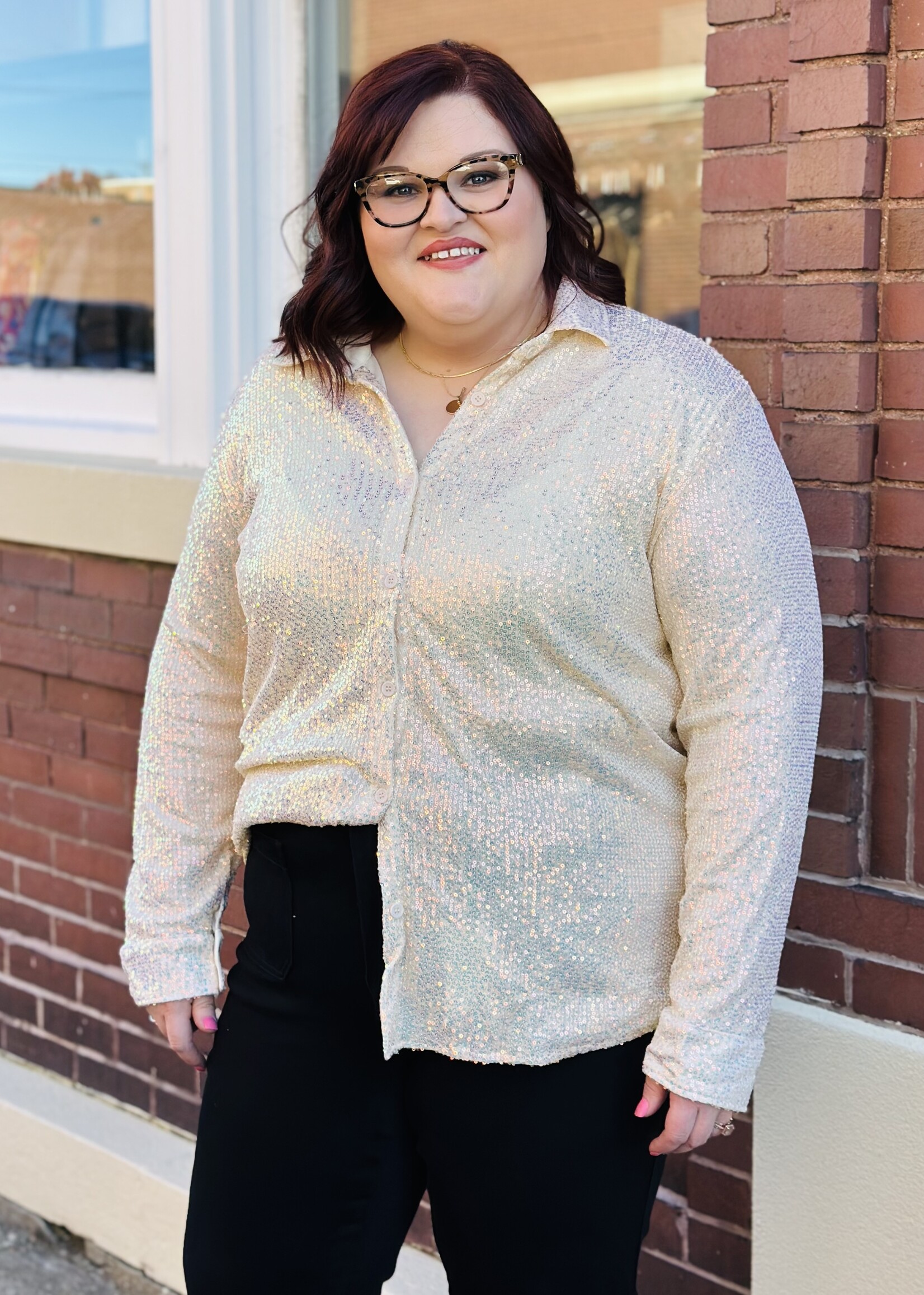 The Kathryn Sequin Button Down