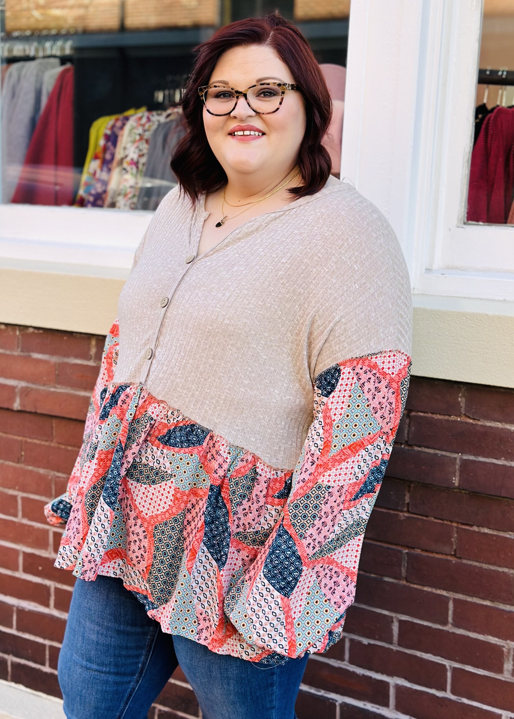 Haptics The Heidi Peplum Top