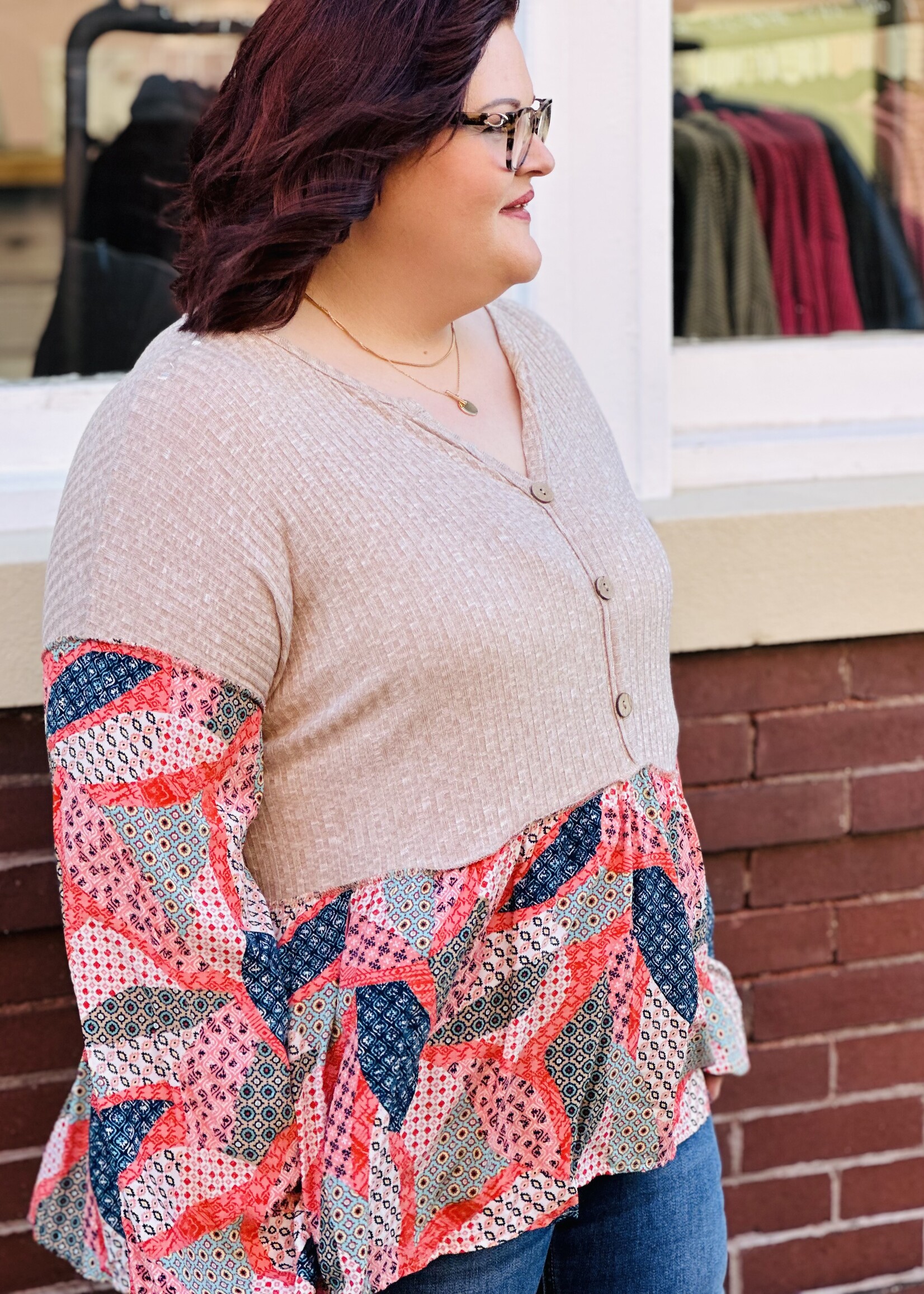 Haptics The Heidi Peplum Top