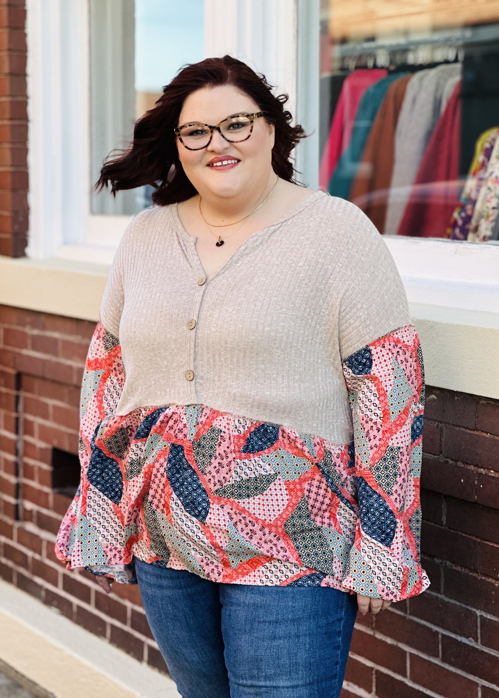 Haptics The Heidi Peplum Top