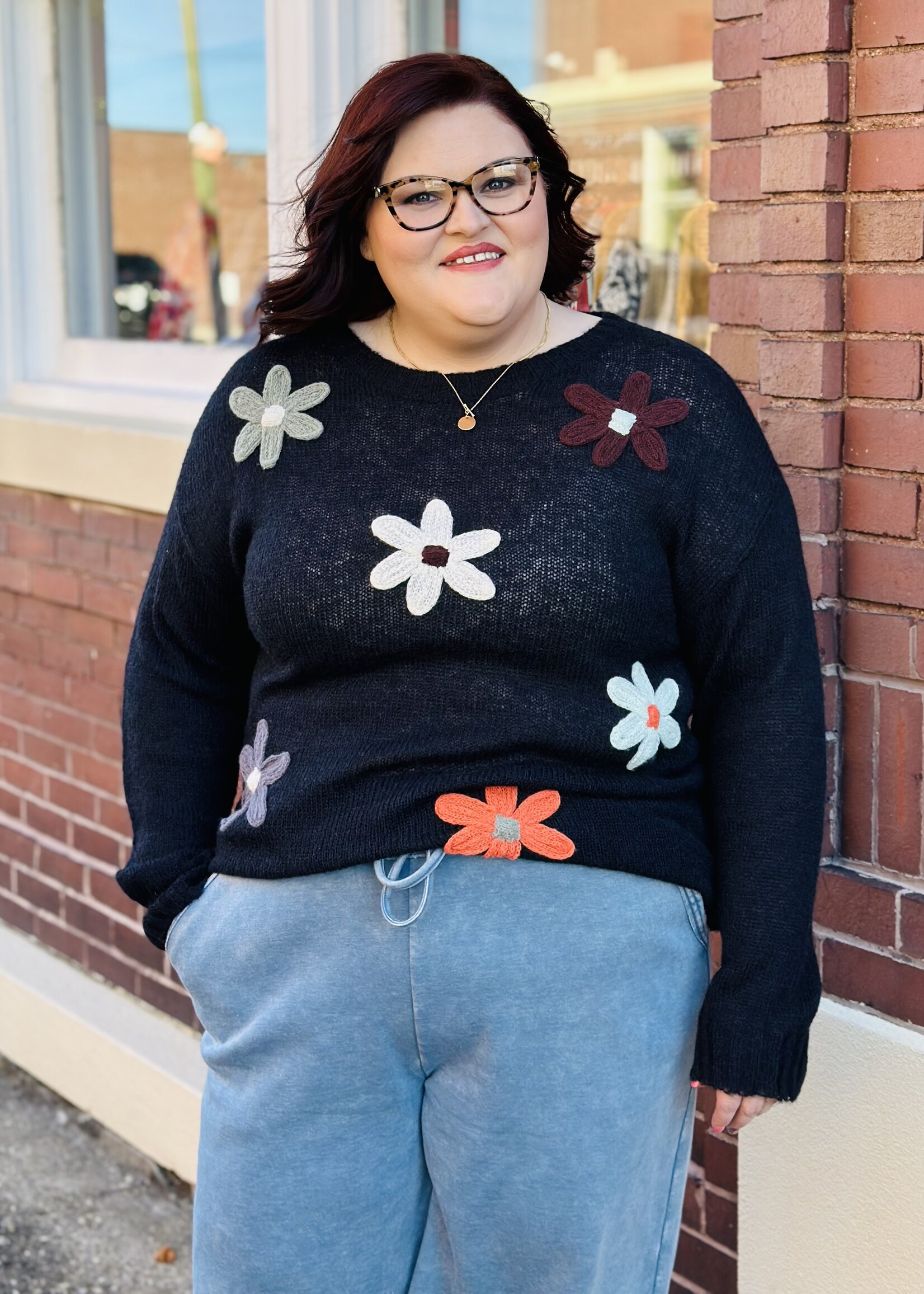 Haptics Fall Daisy Sweater