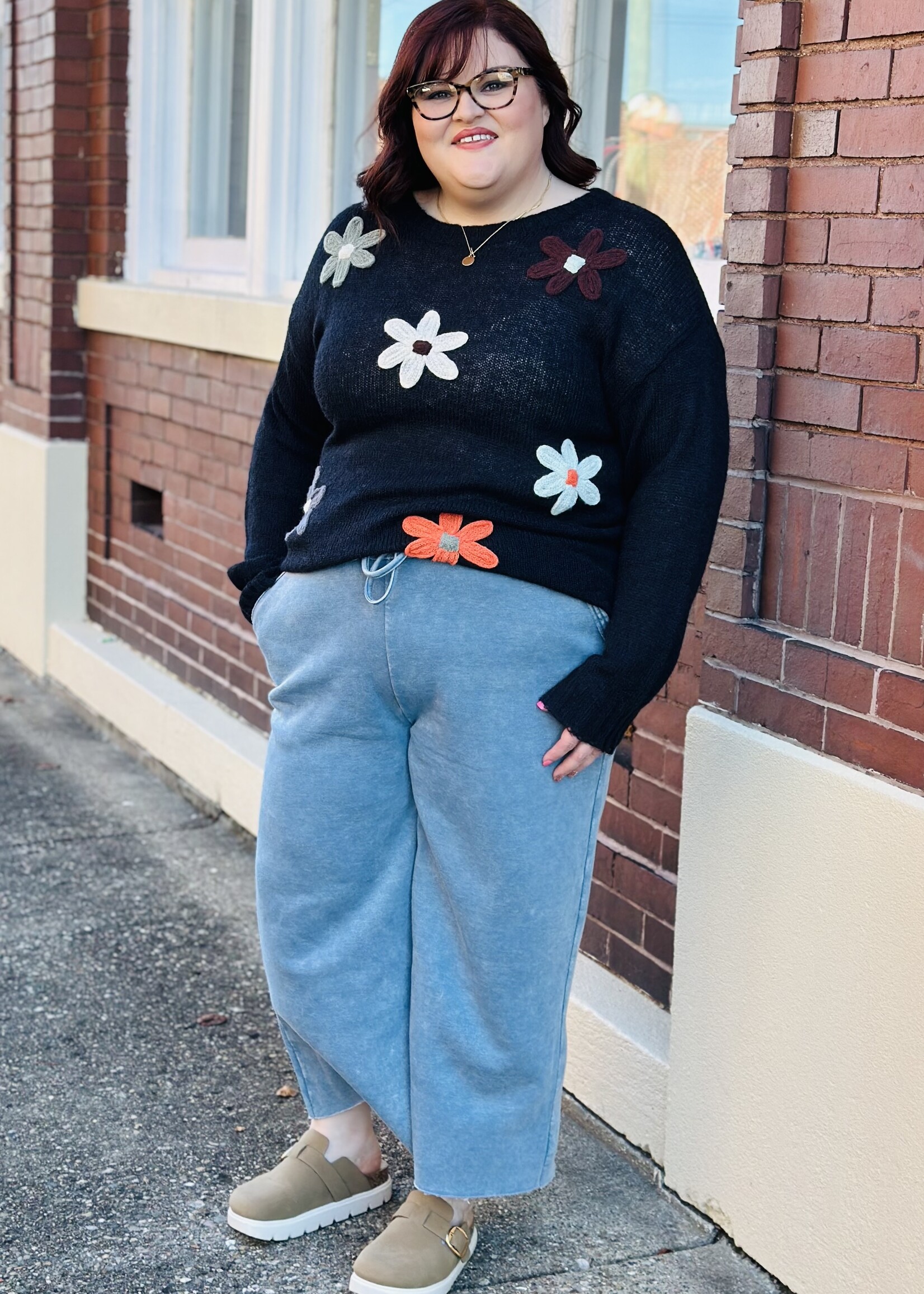 Haptics Fall Daisy Sweater