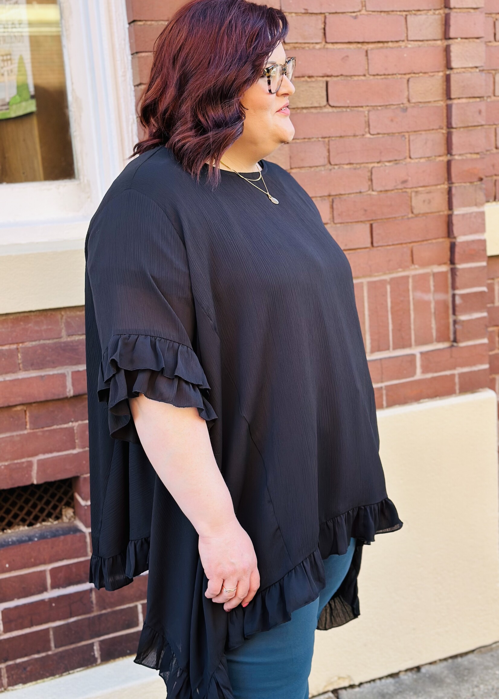 Oddi Top of the Class Top in Black