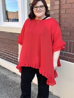 Oddi Top of the Class Top in Red