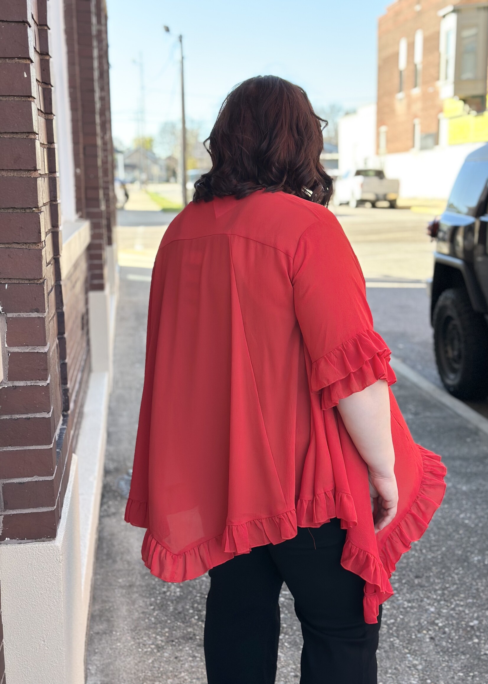 Oddi Top of the Class Top in Red