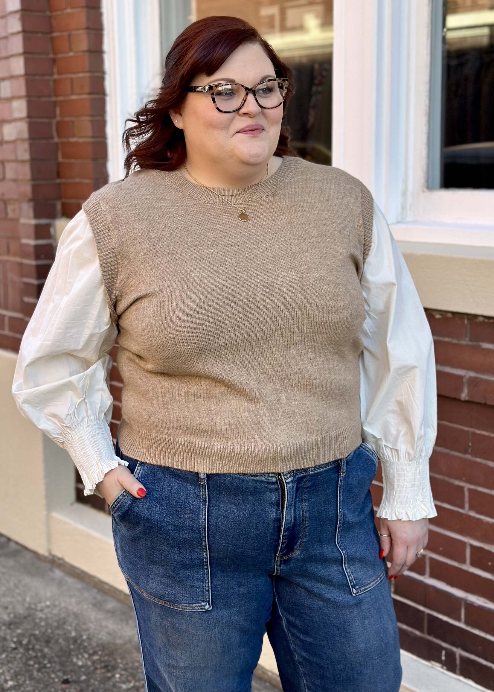 Back in Class Sweater Top