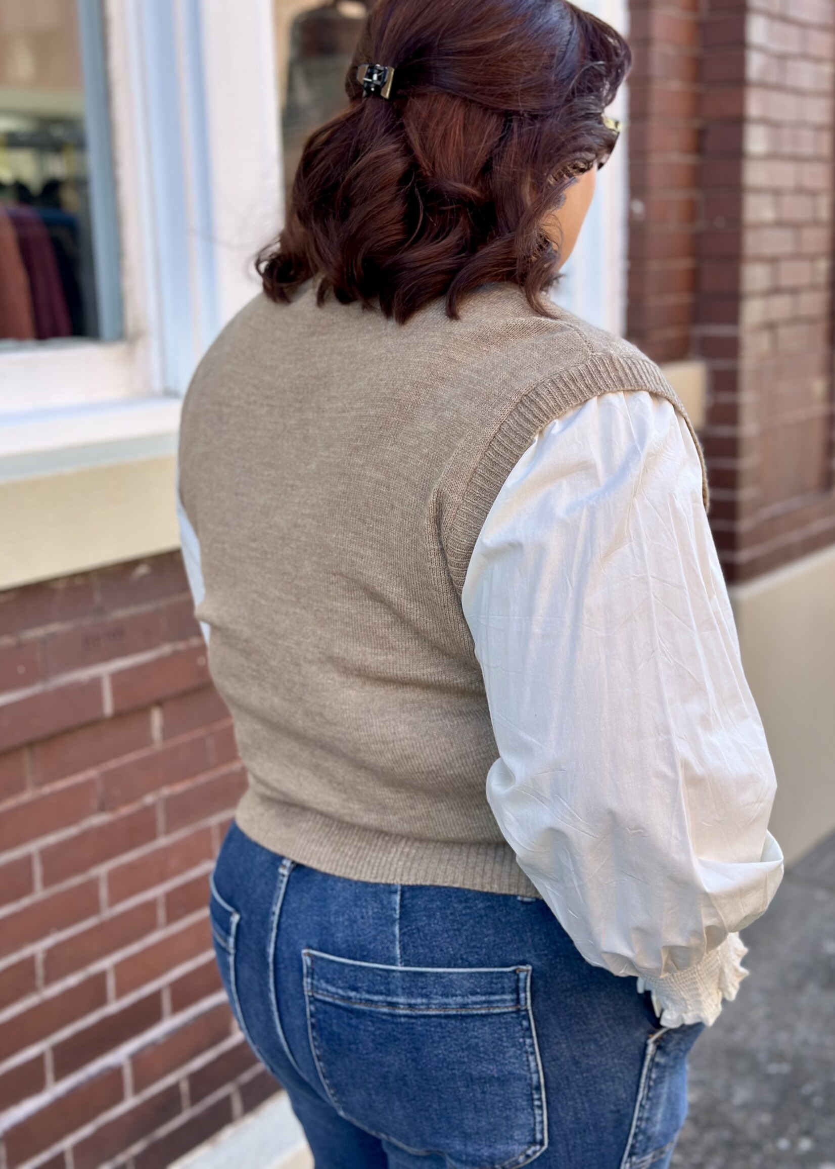Back in Class Sweater Top