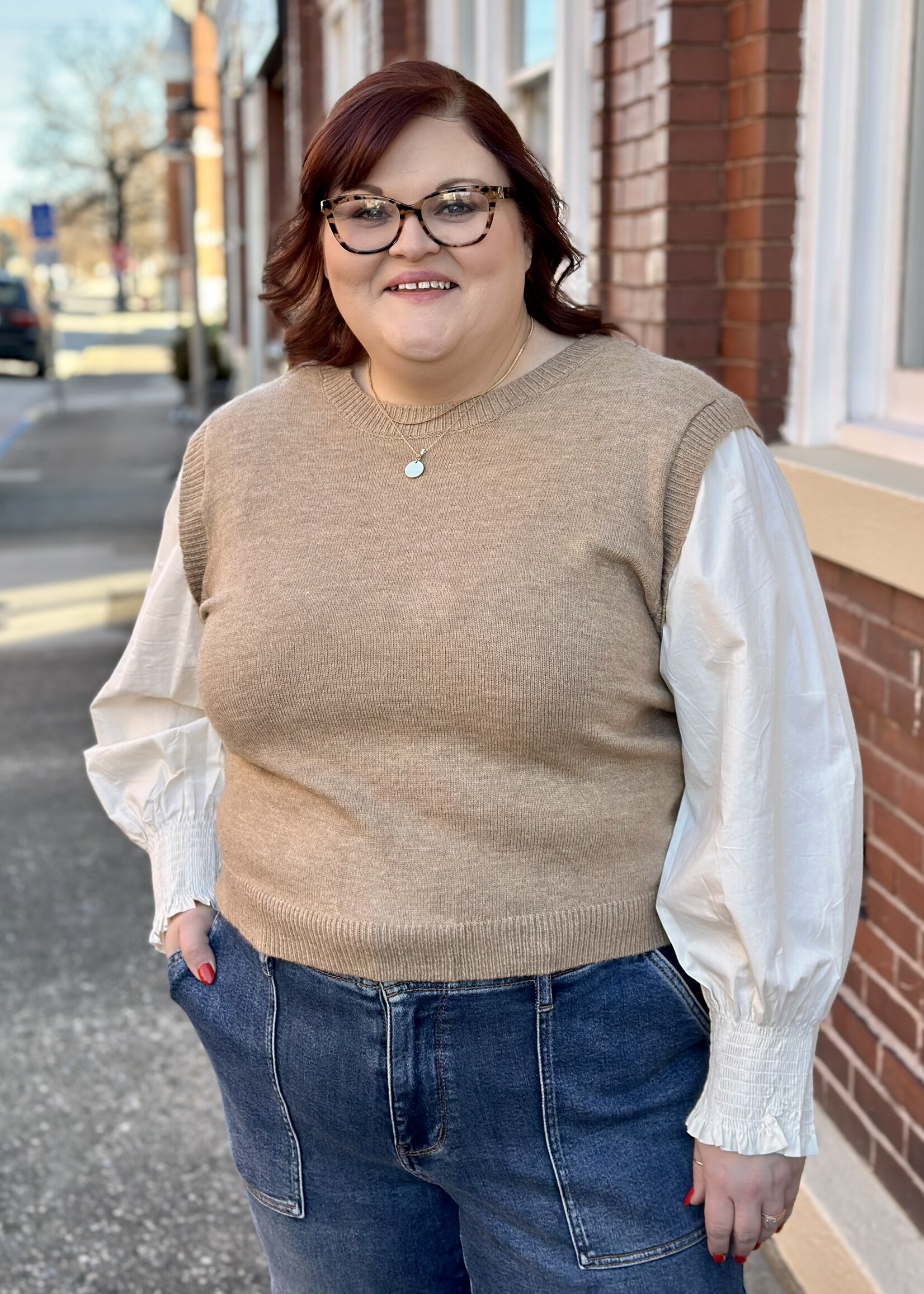 Back in Class Sweater Top