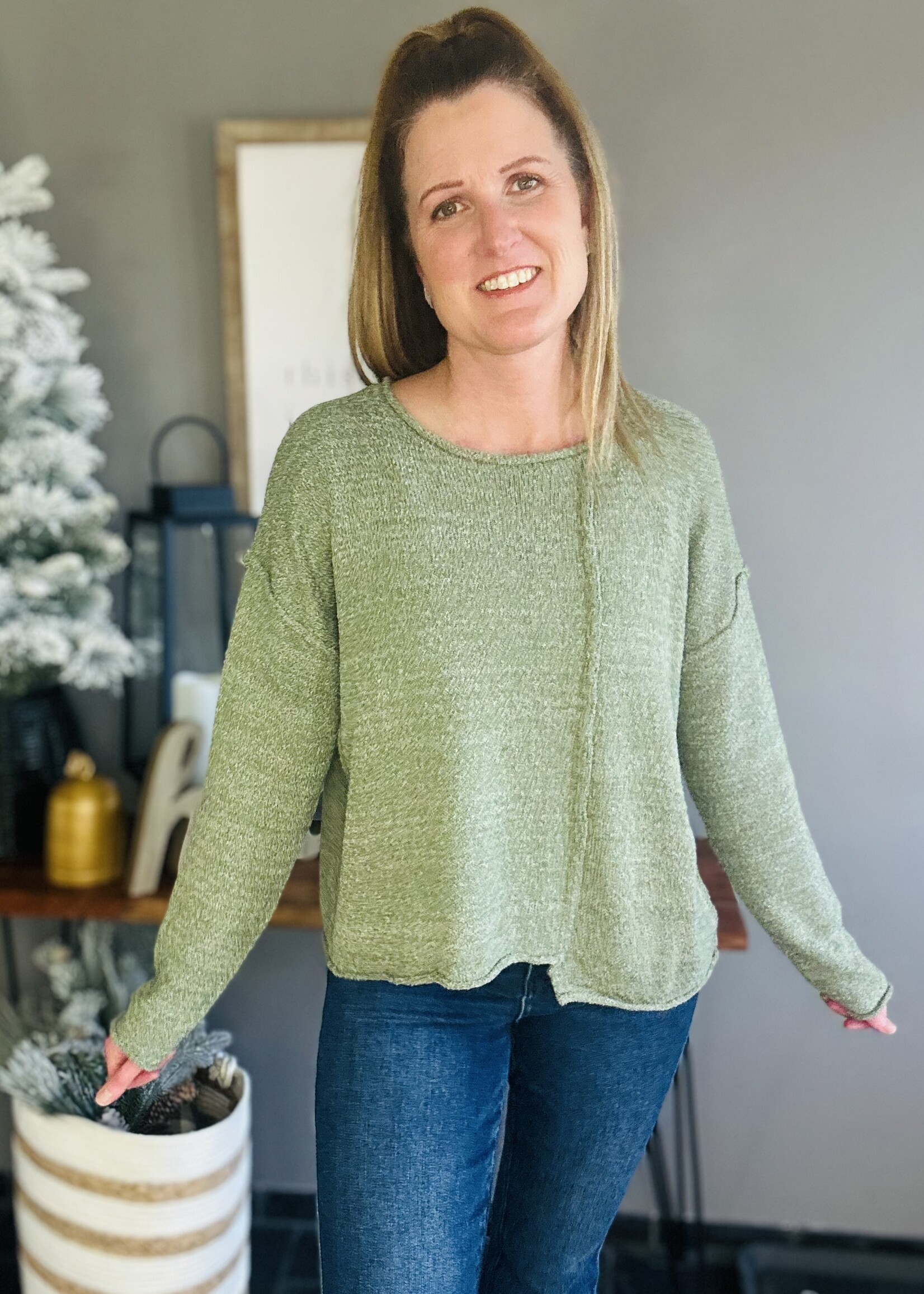 Blurred Lines Sweater
