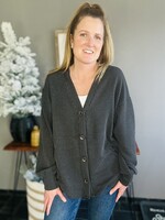 The Clarissa Cardigan in Charcoal