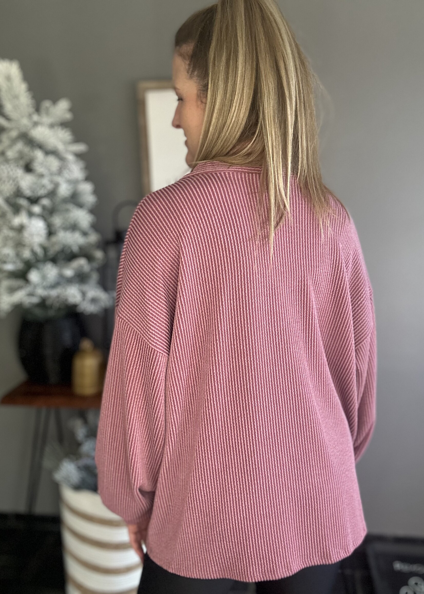 The Clarissa Cardigan in Marsala