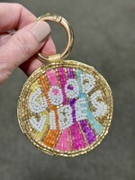 Avenue 9 Good Vibes Beaded Keyring
