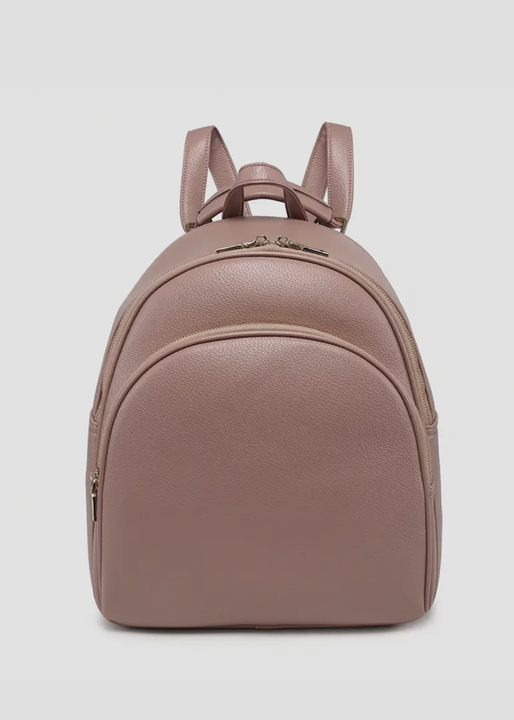 Jen & Co. Simone Backpack Purse in Dark Mauve