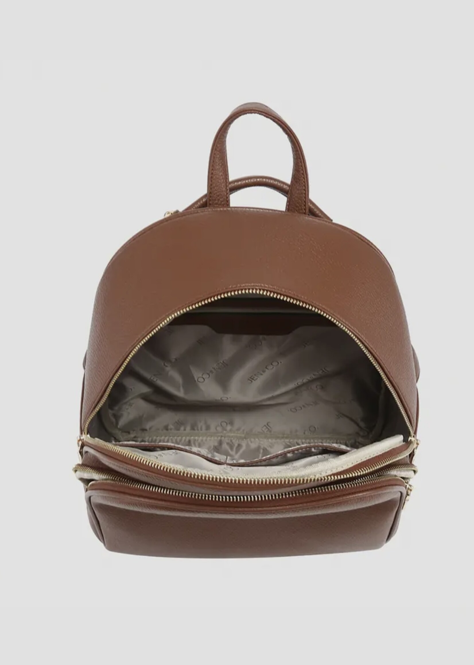 Jen & Co. Simone Backpack Purse in Dark Mauve