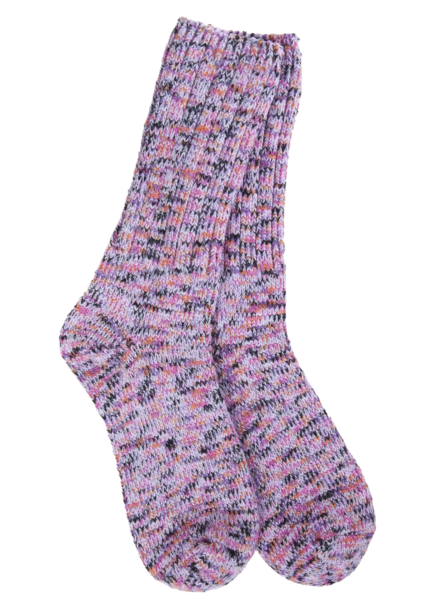 World's Softest Socks Ragg Crew Socks-Lavender