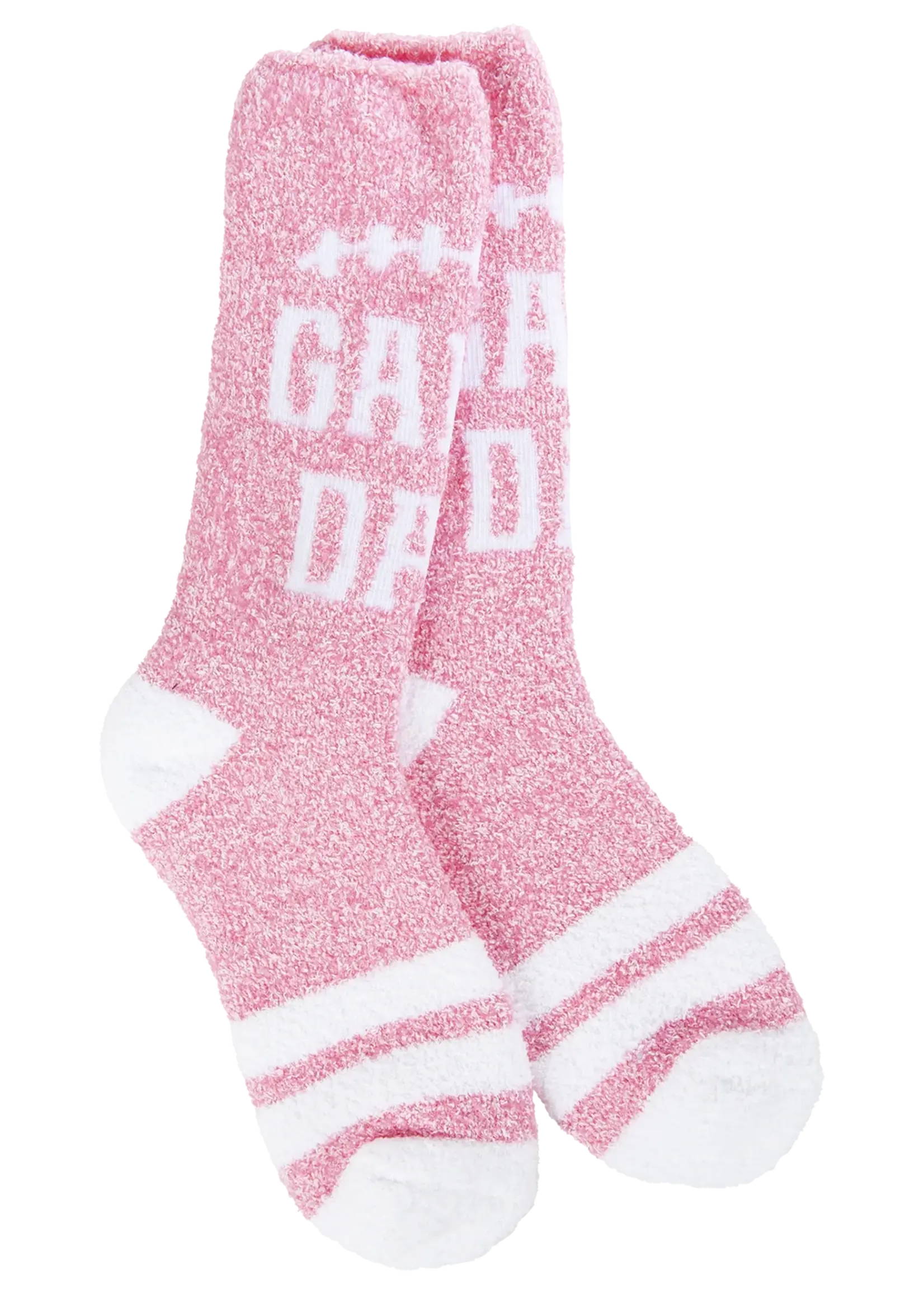 World's Softest Socks Pink Game Day Cozy Collection Socks