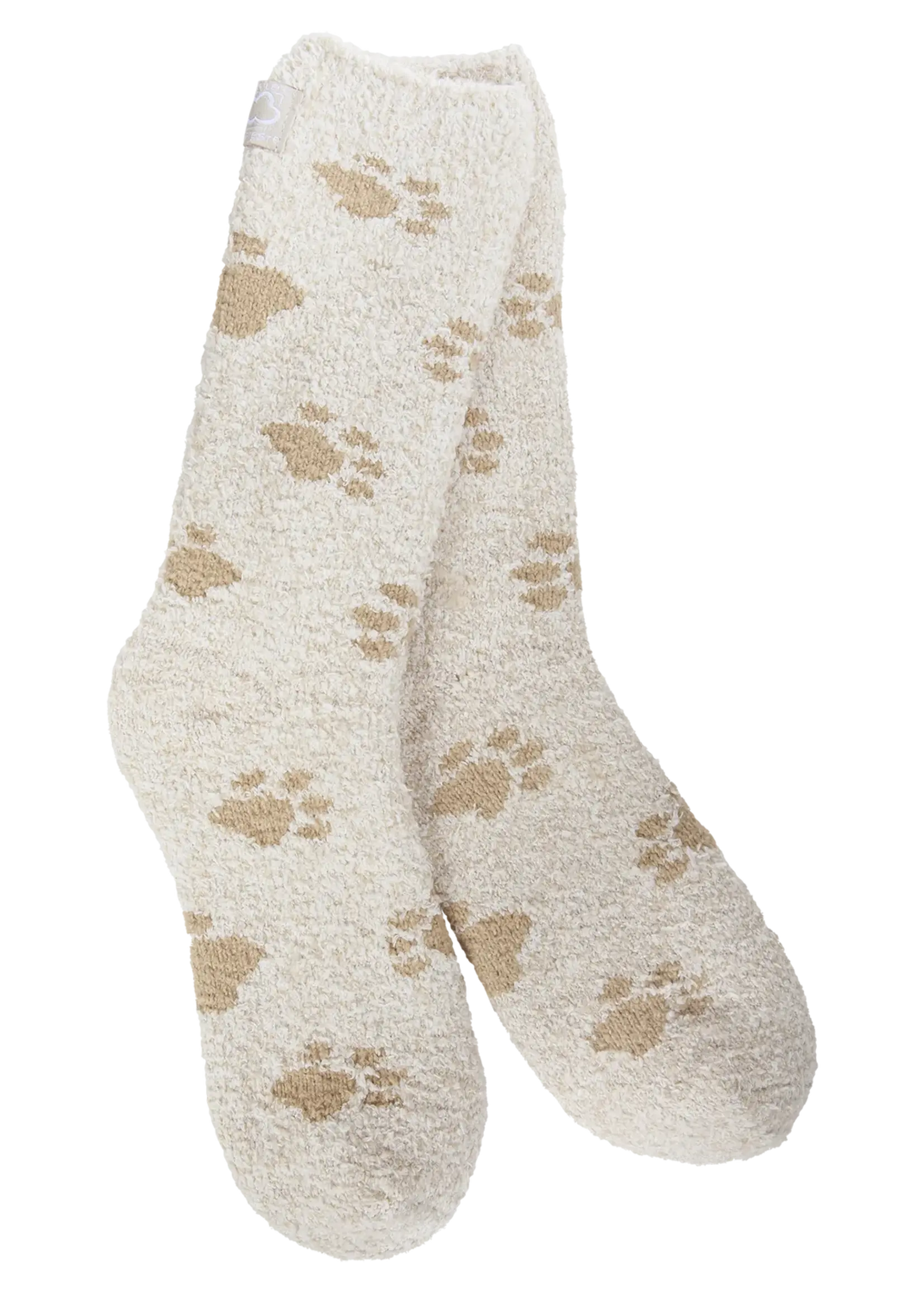 World's Softest Socks Cozy Crew Socks-Paw