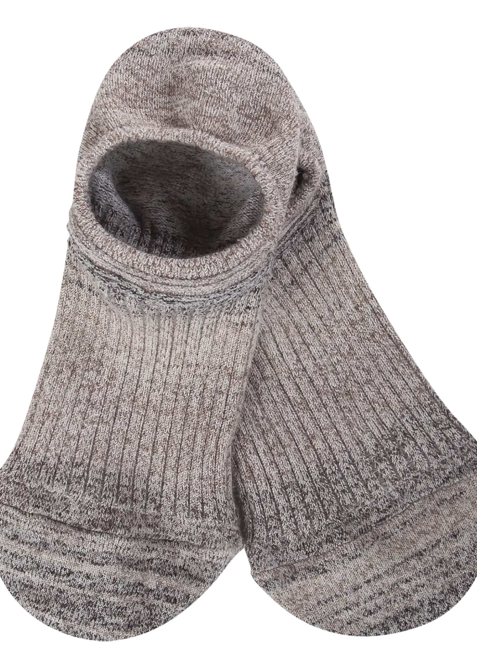 World's Softest Socks Light Ribbed Low Socks-Walnut