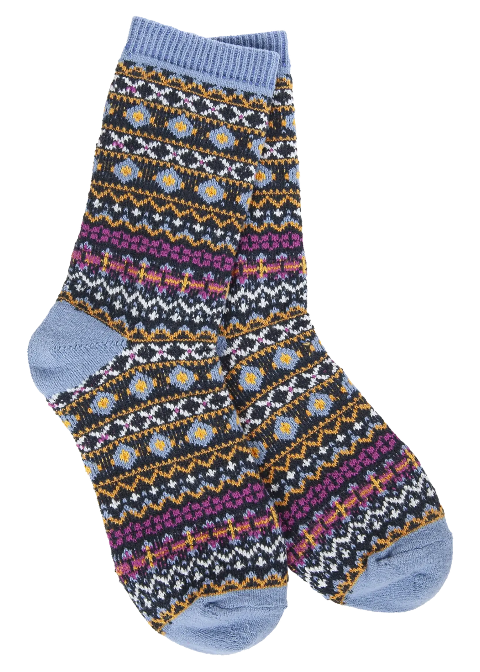 World's Softest Socks Nordic Blue Weekend Collection Socks