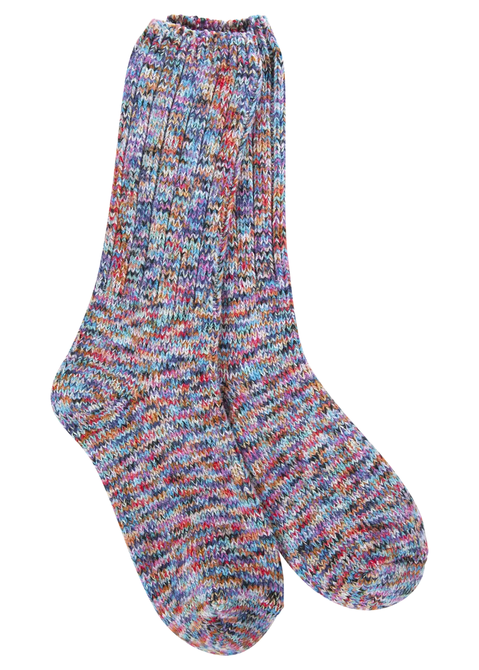 World's Softest Socks Ragg Crew Socks-Indigo