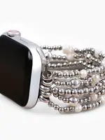 Cape Diablo Shimmering Pearl Stretch Apple Watch Band-Small