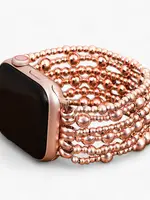 Cape Diablo Rose Gold Serenity Stretchy Apple Watch Band-Large