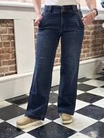 Judy Blue Judy Blue Out with Friends Wide Leg Jeans-Dark Edition