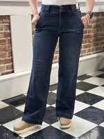Judy Blue Judy Blue Out with Friends Wide Leg Jeans-Dark Edition