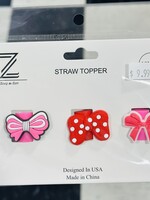 Queens Bow Straw Toppers-3 pack