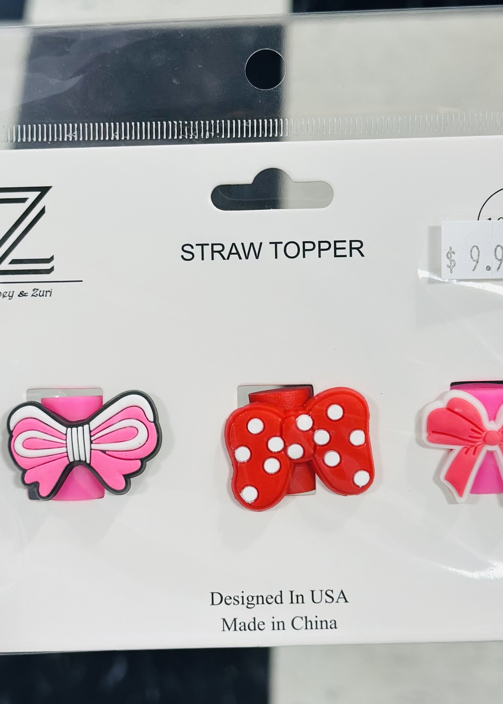 Queens Bow Straw Toppers-3 pack