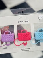 Queens Mini Bogg Bag Straw Toppers-3 pack