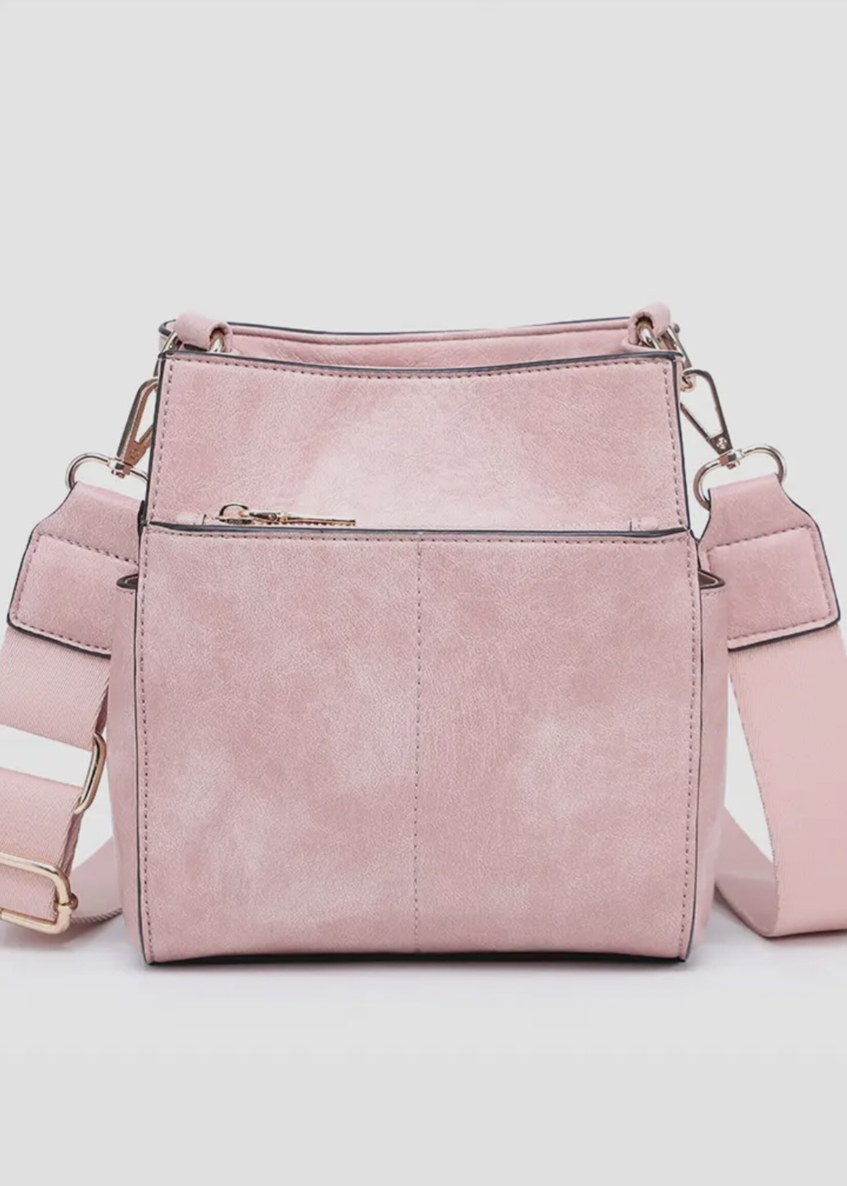 Jen & Co. Jeanne Bucket Bag in Mauve