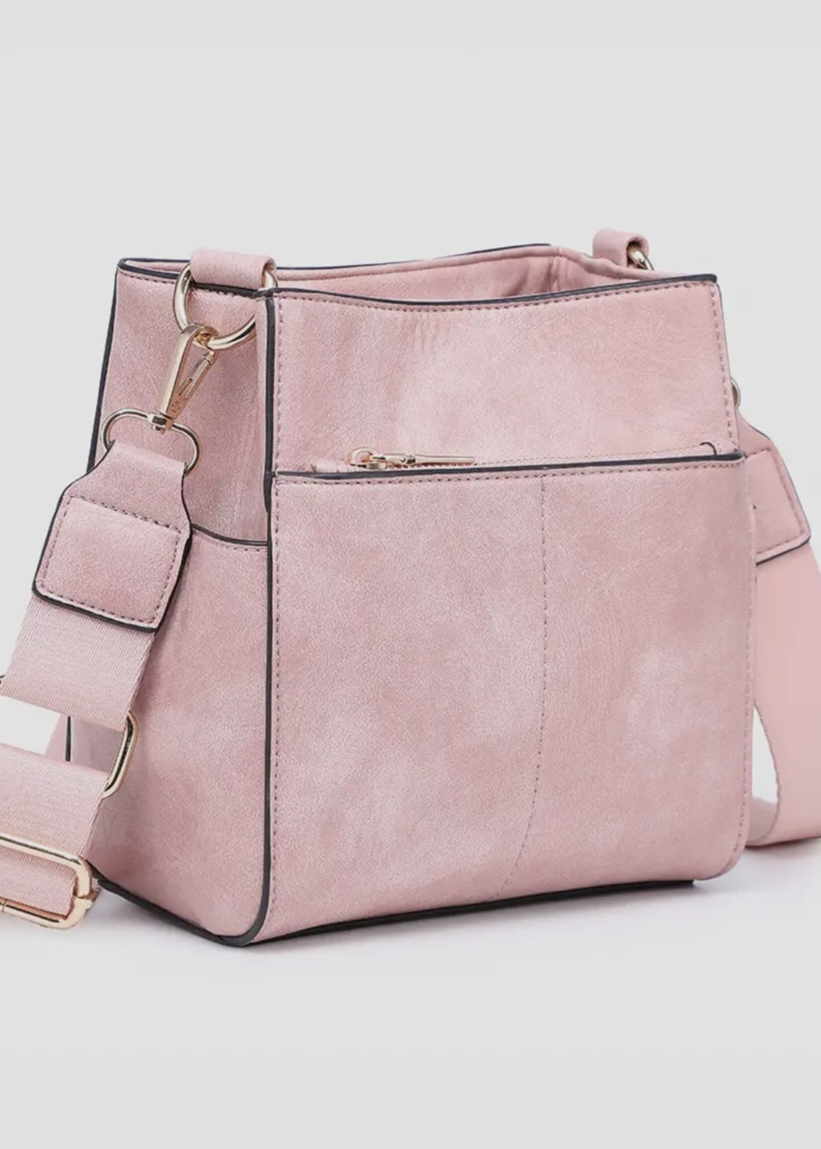 Jen & Co. Jeanne Bucket Bag in Mauve