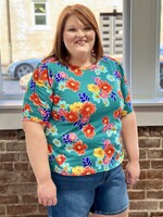 Haptics Hello Scarlet Top